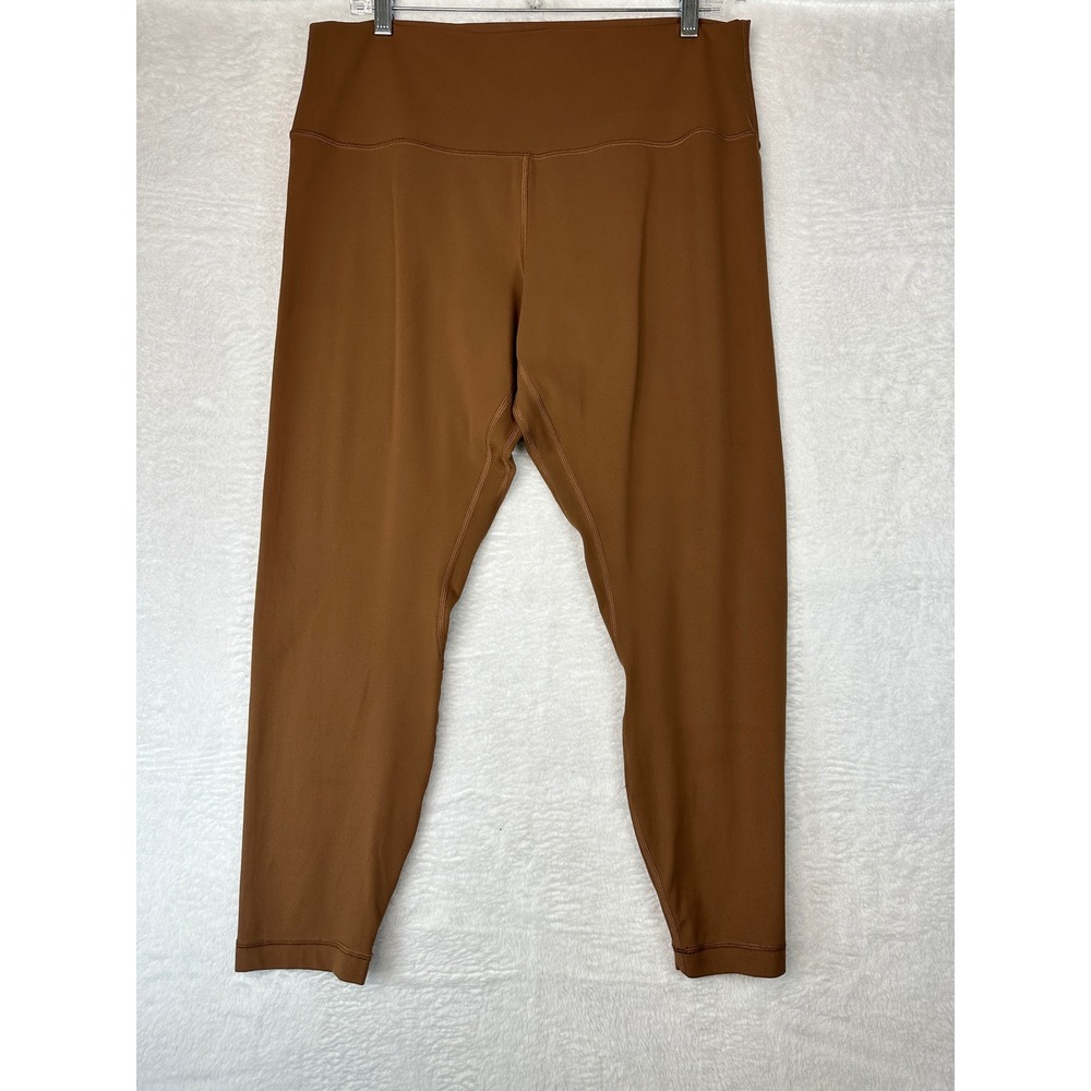 Lululemon Align Leggings Women Size 16 Copper Brown High Rise 23.5" Inseam